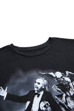 T-shirt décontracté imprime? graphique Beetlejuice Grave thumbnail 2