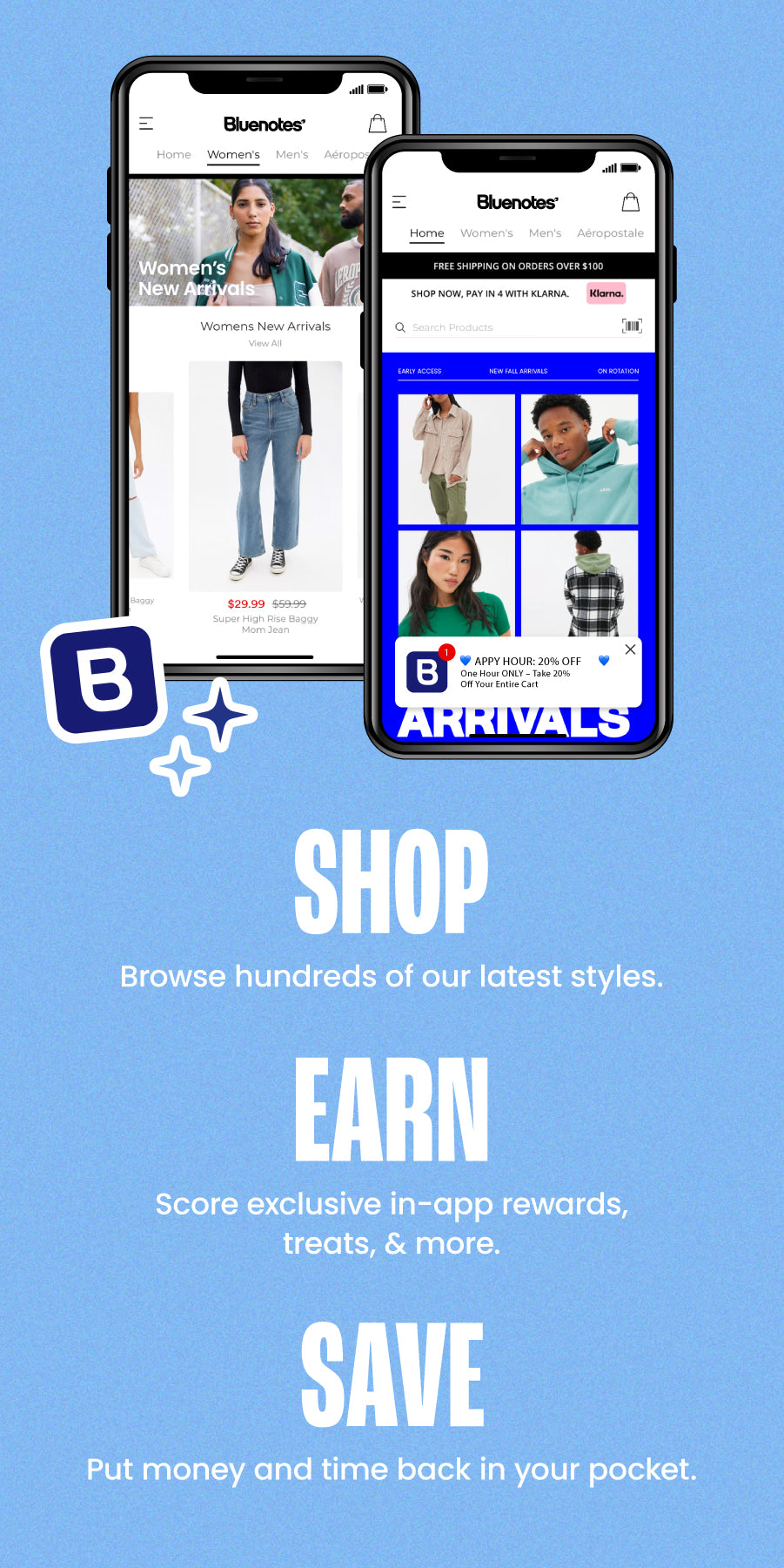 Mobile App – Bluenotes